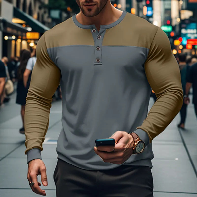 American Slim Fit Commute Henley Shirt